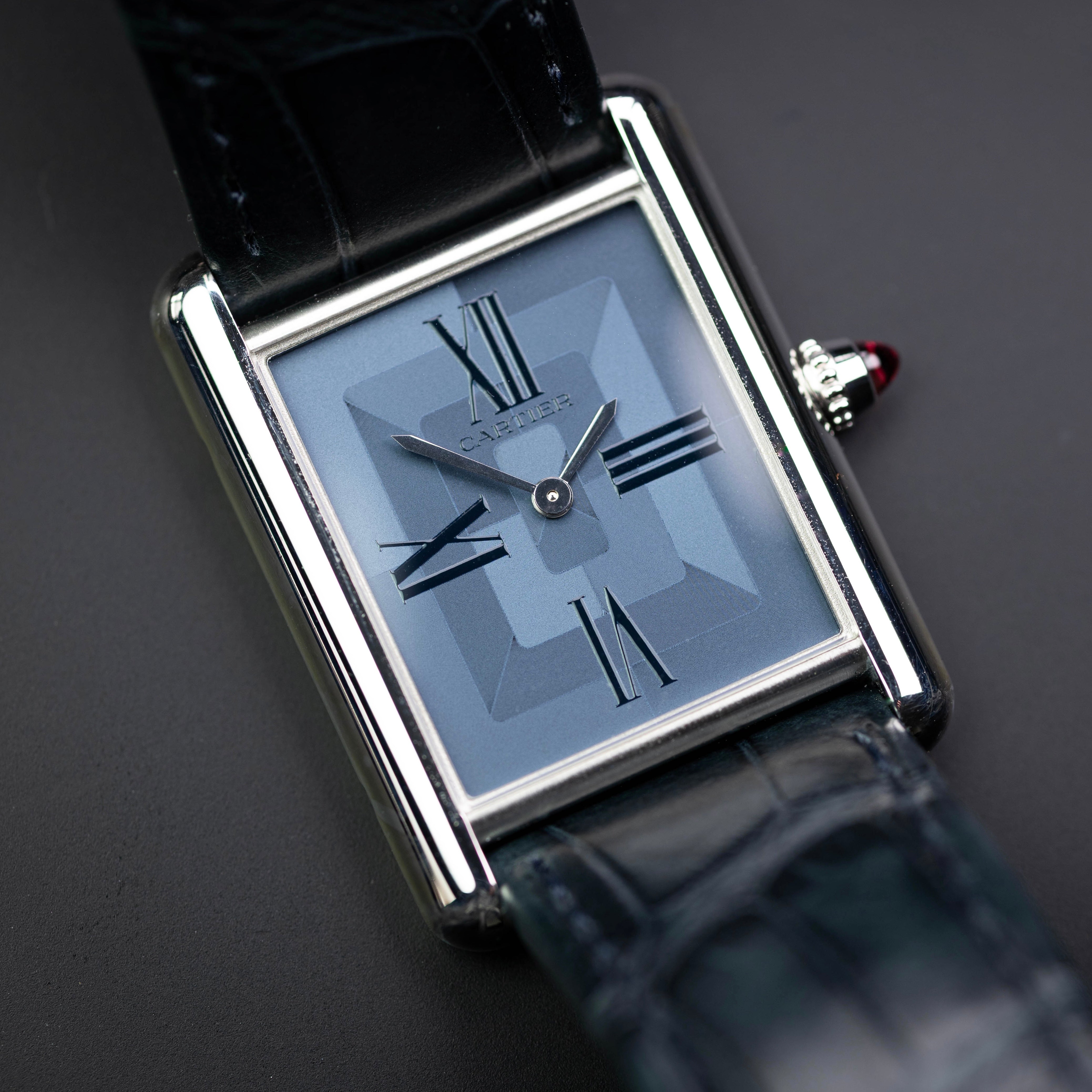Cartier Tank Louis Large 'Europe Edition' Platinum