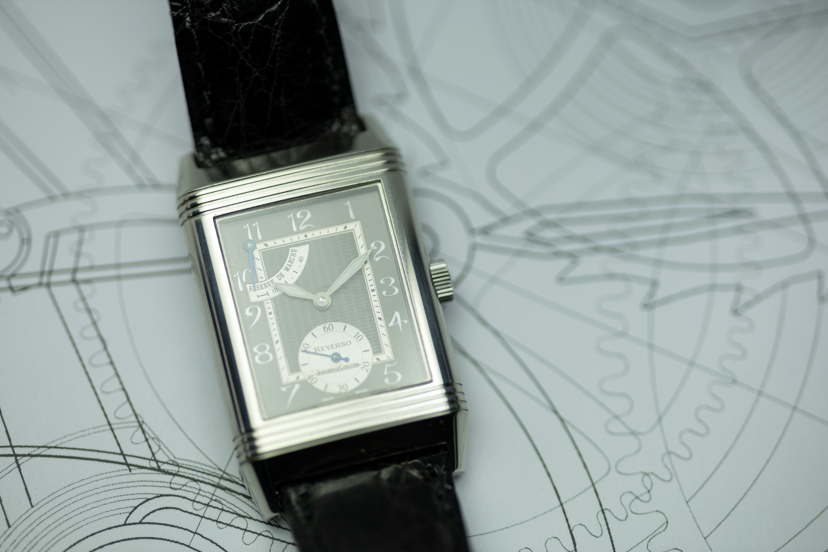 Jaeger-LeCoultre "Reverso Grand Taille Platinum"